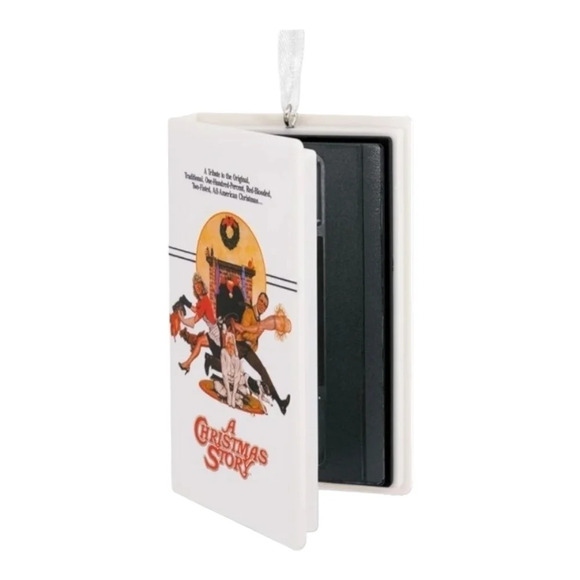 Hallmark Christmas Ornament Video  Cassette Christmas Story NWT - Picture 2 of 6
